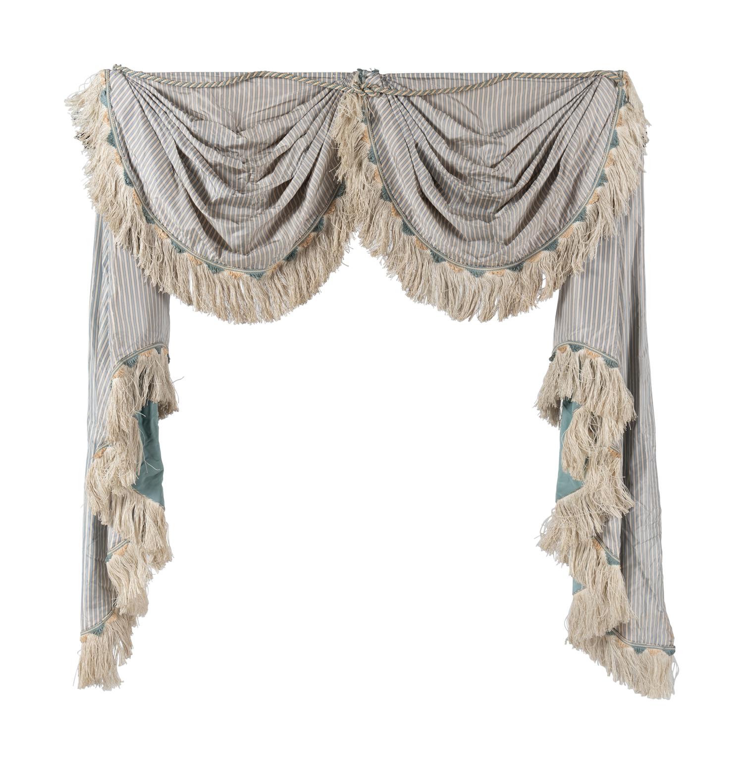 A Set of Three Drapery Valances