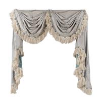 A Set of Three Drapery Valances