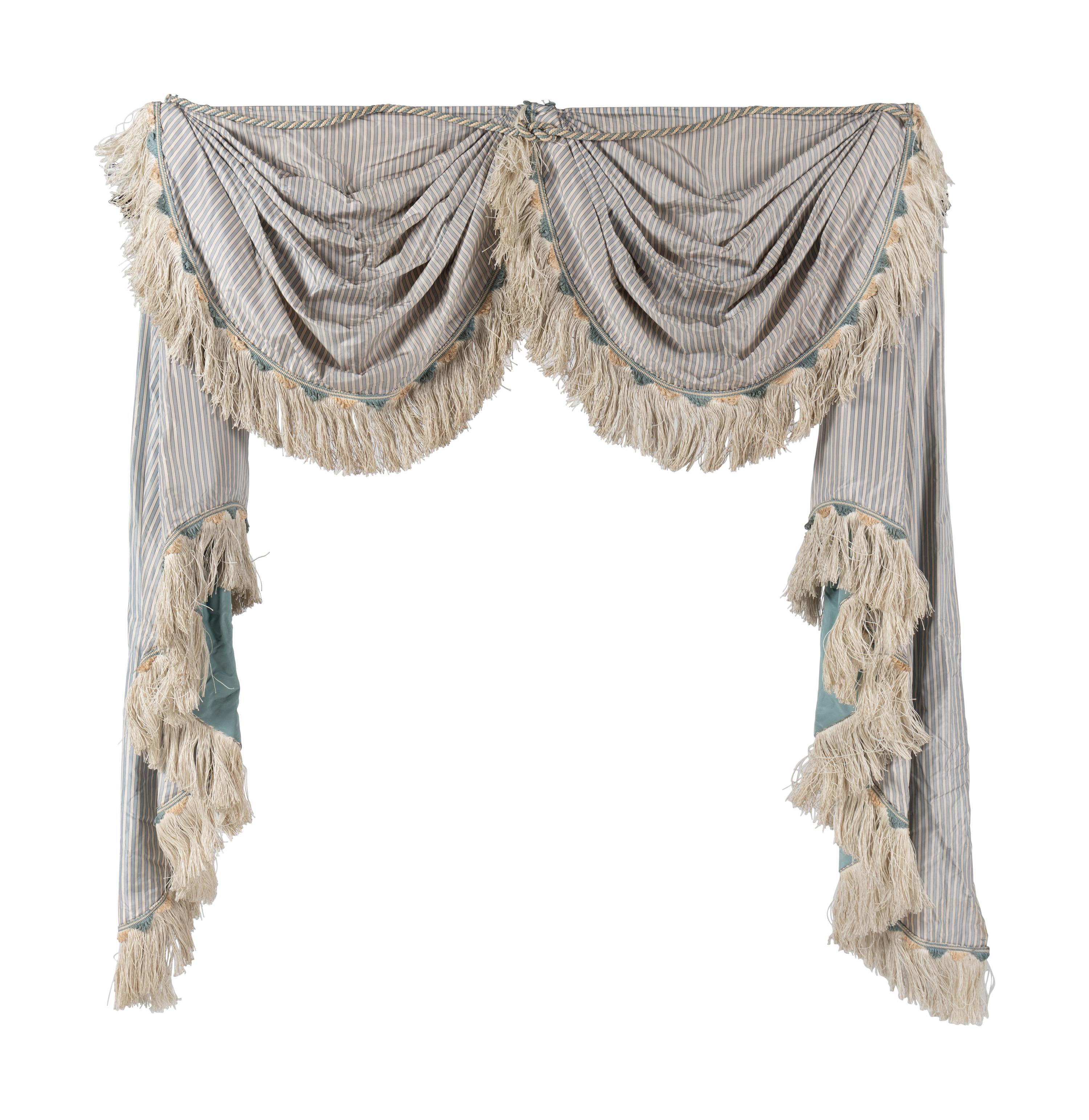 A Set of Three Drapery Valances