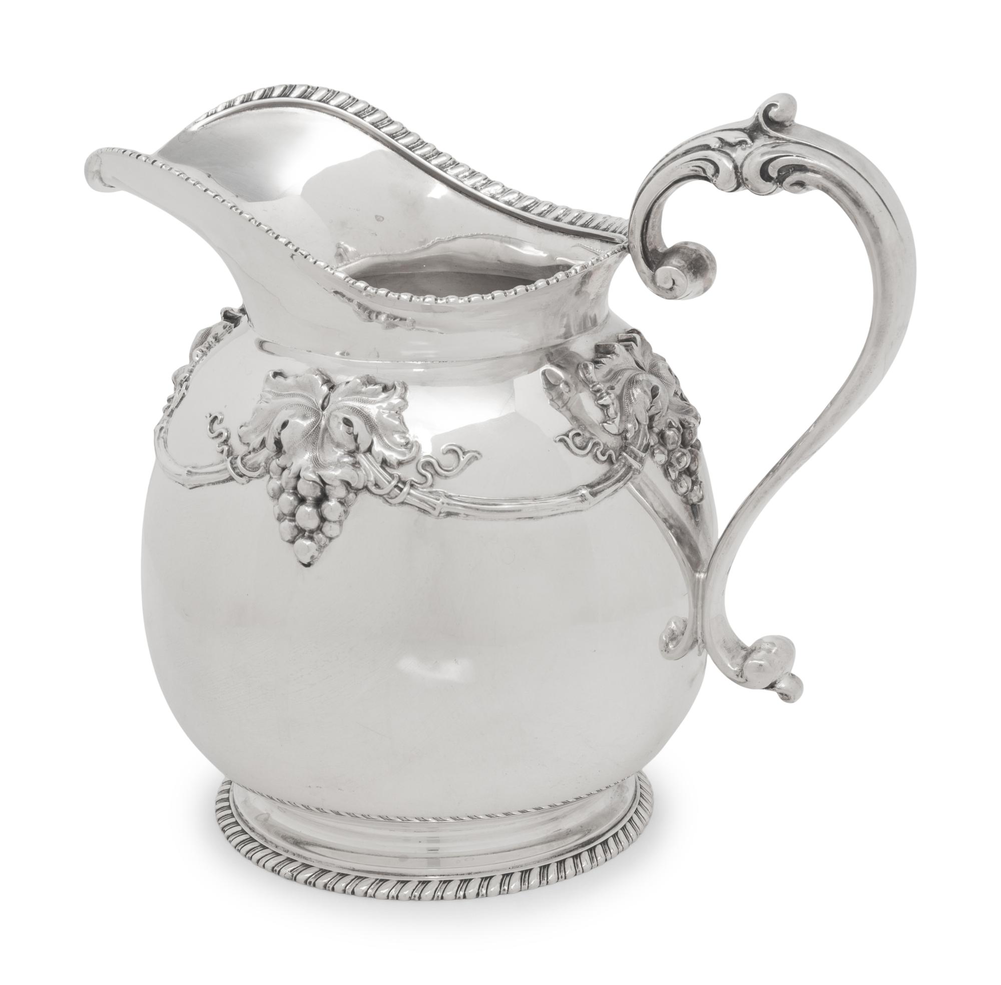 An American Silver Pitcher