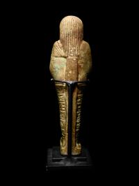 An Egyptian Green-Glazed Ushabti
