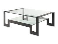 A John Boone Steel and Glass Low Table