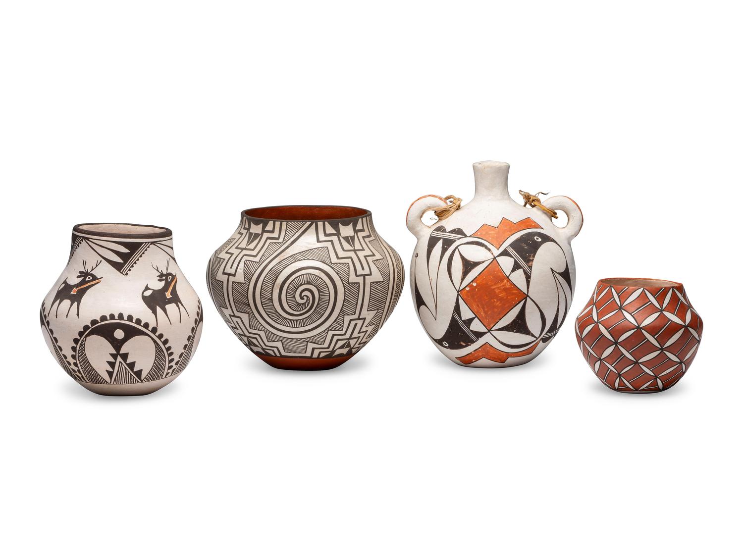 Collection of Acoma Pottery