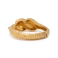 YELLOW GOLD BANGLE BRACELET