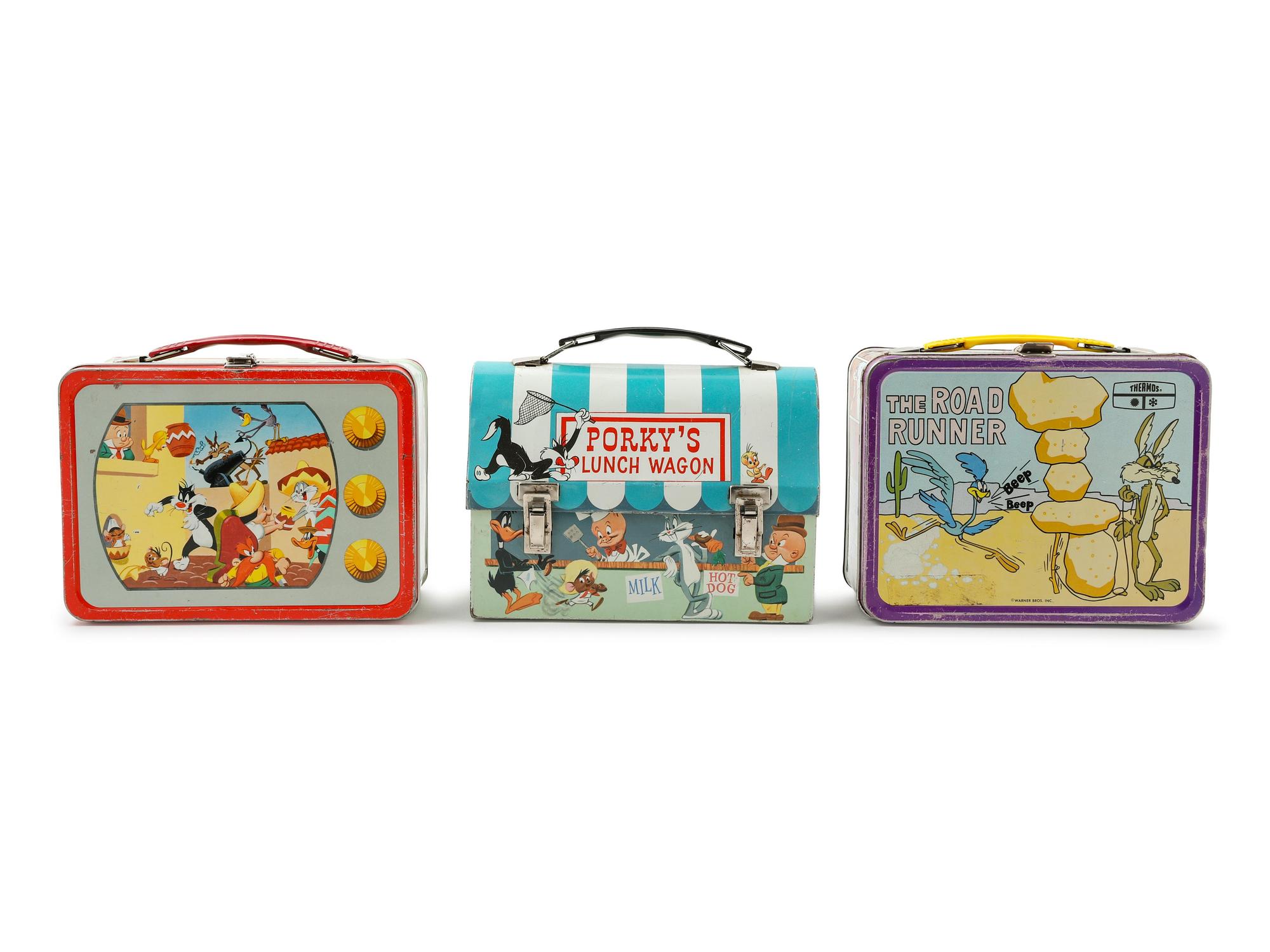 Three "Looney Tunes"-Themed Lunch Boxes