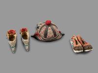Four Chinese Embroidered Silk Articles