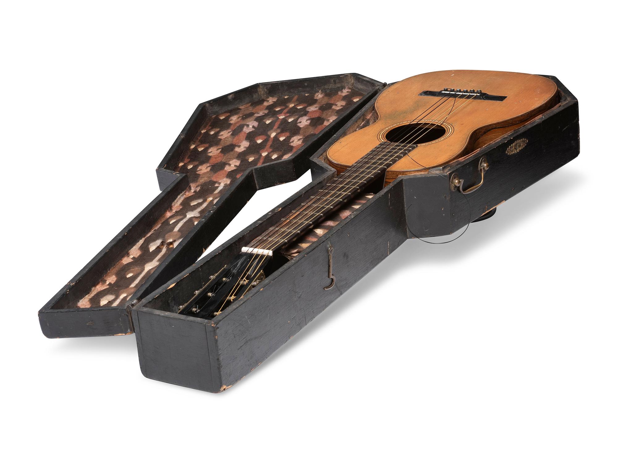 A Martin Guitar Model 3-18 and Associated Case