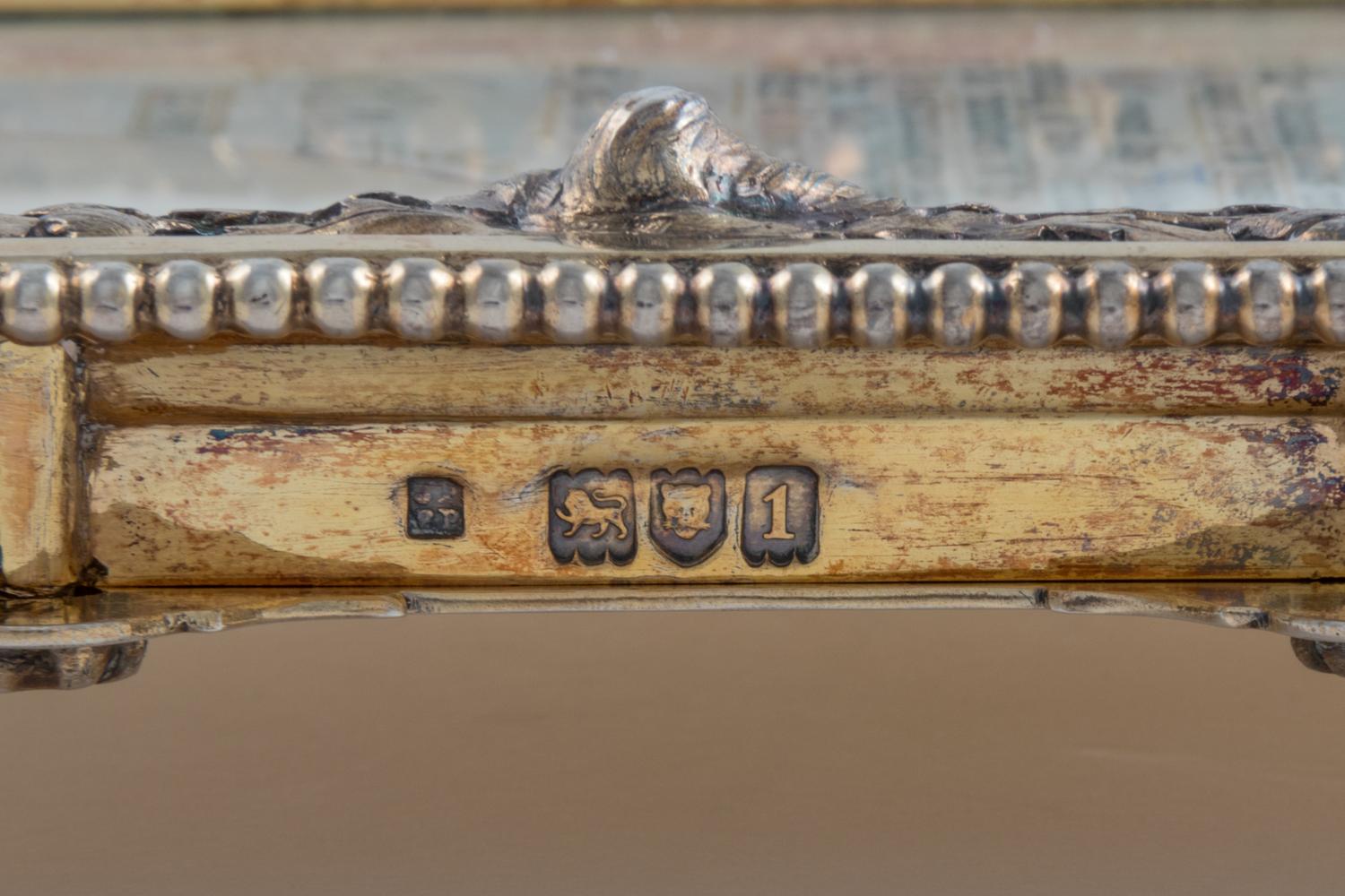 An Edwardian Silver-Gilt Presentation Waiter