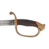Import US Model 1850 Foot Officer's Sword in Ames Steel Scabbard