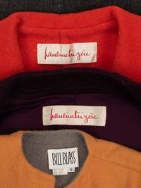 Three Designer Coats: Two Pauline Trigère, One Bill Blass, 1980-90s