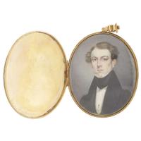 Attributed to Alexander Robertson (1768-1841) Portrait miniature of a gentleman