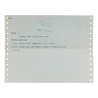 [WWII]. A small archive of official White House documents from the files of White House secretary Myrtle Bergheim, relating to the attack on Pearl Harbor and other pre- and postwar events, comprising: