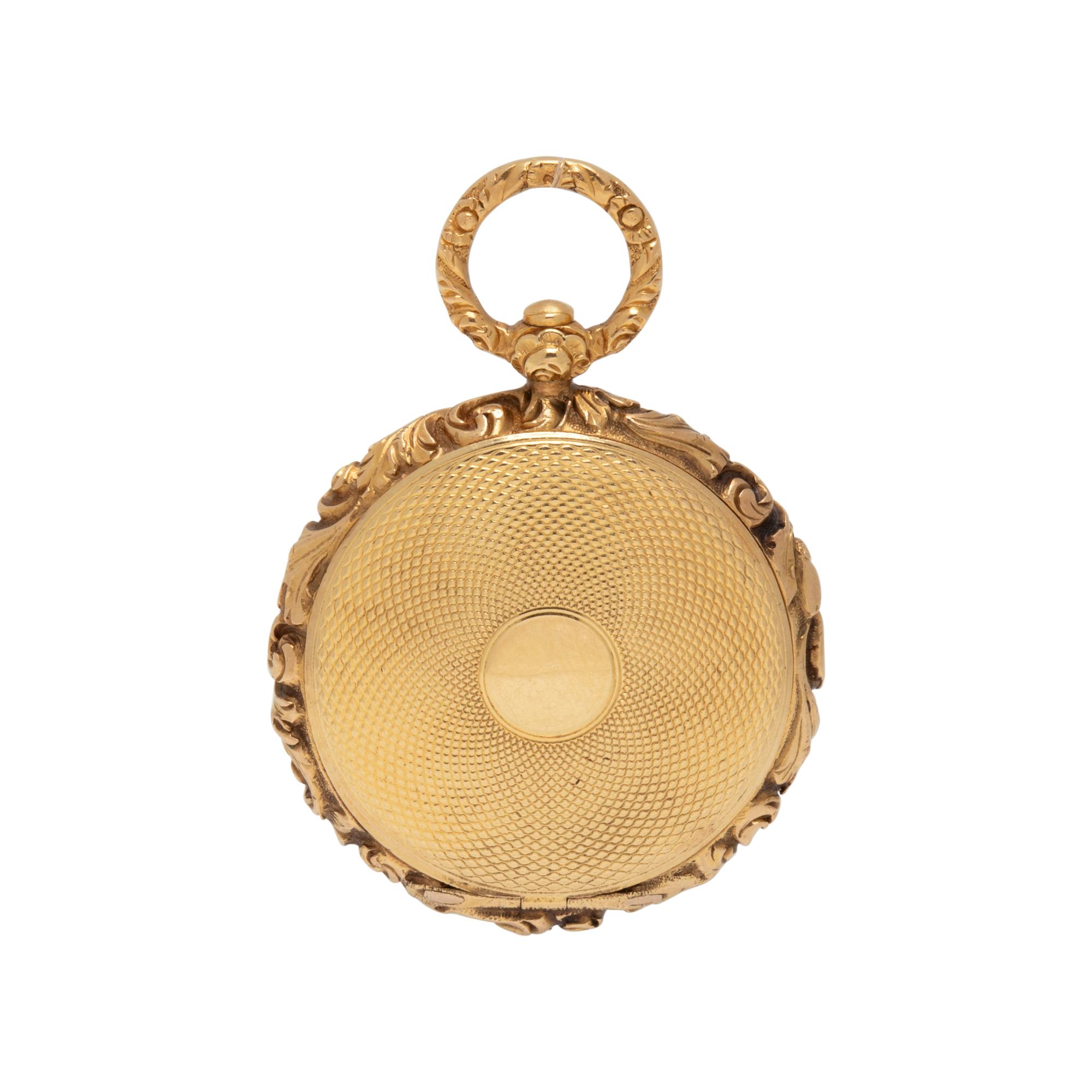 ANTIQUE, GOLD-FILLED LOCKET