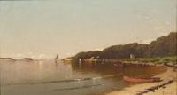 Alfred Thompson Bricher (American, 1837-1908) - Sailing Off the New England Coast