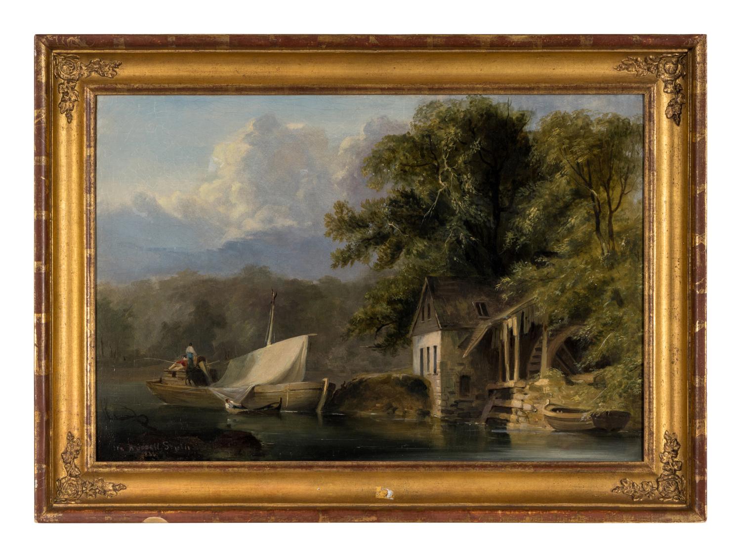Mouth of the Wissahickon , 1836