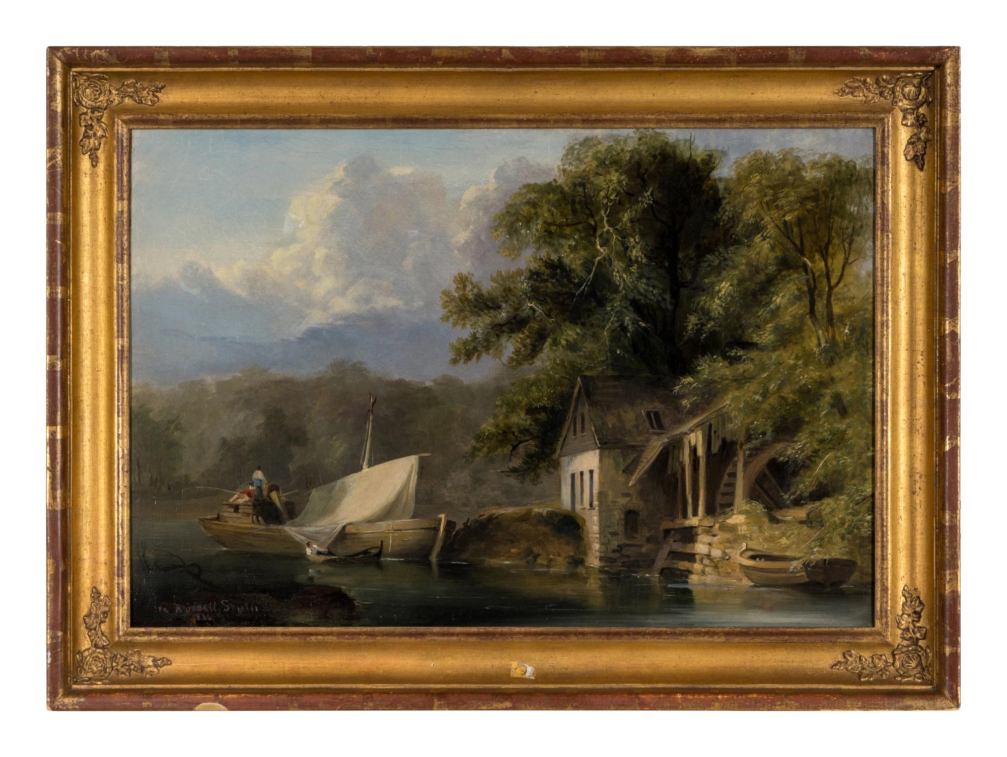 Mouth of the Wissahickon , 1836