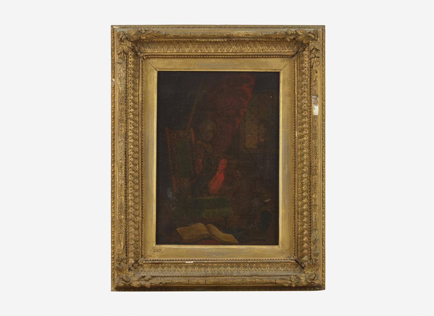 Still Life with Dog on Chair