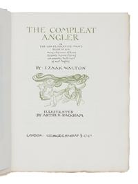 [ILLUSTRATED BOOKS]. RACKHAM, Arthur (1867-1939), illustrator. -- WALTON, Izaak (1593-1683). The Compleat Angler. London: George C. Harrap & Co. Ltd., 1931.