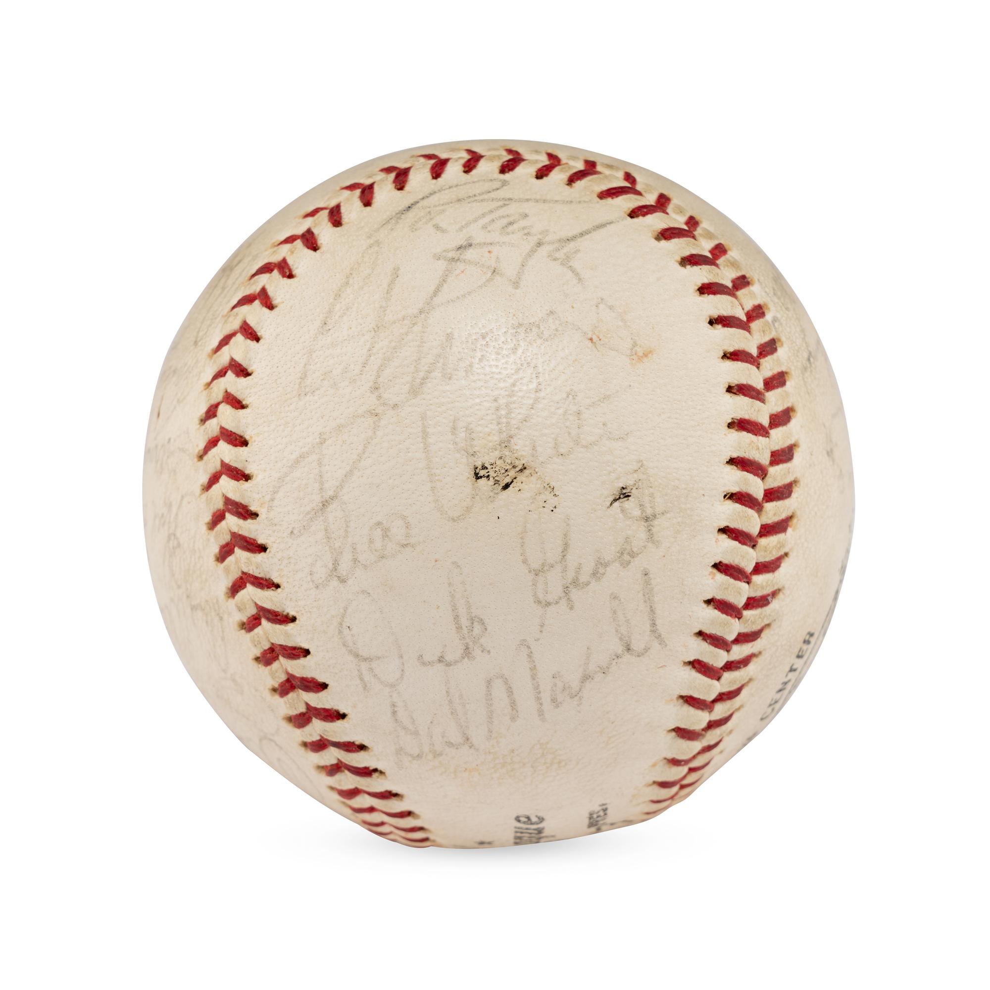 A 1965 St. Louis Cardinals Team Signed Autograph Baseball (Beckett Authentication Services)
