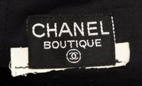 A Chanel Black Wool Midi Skirt,