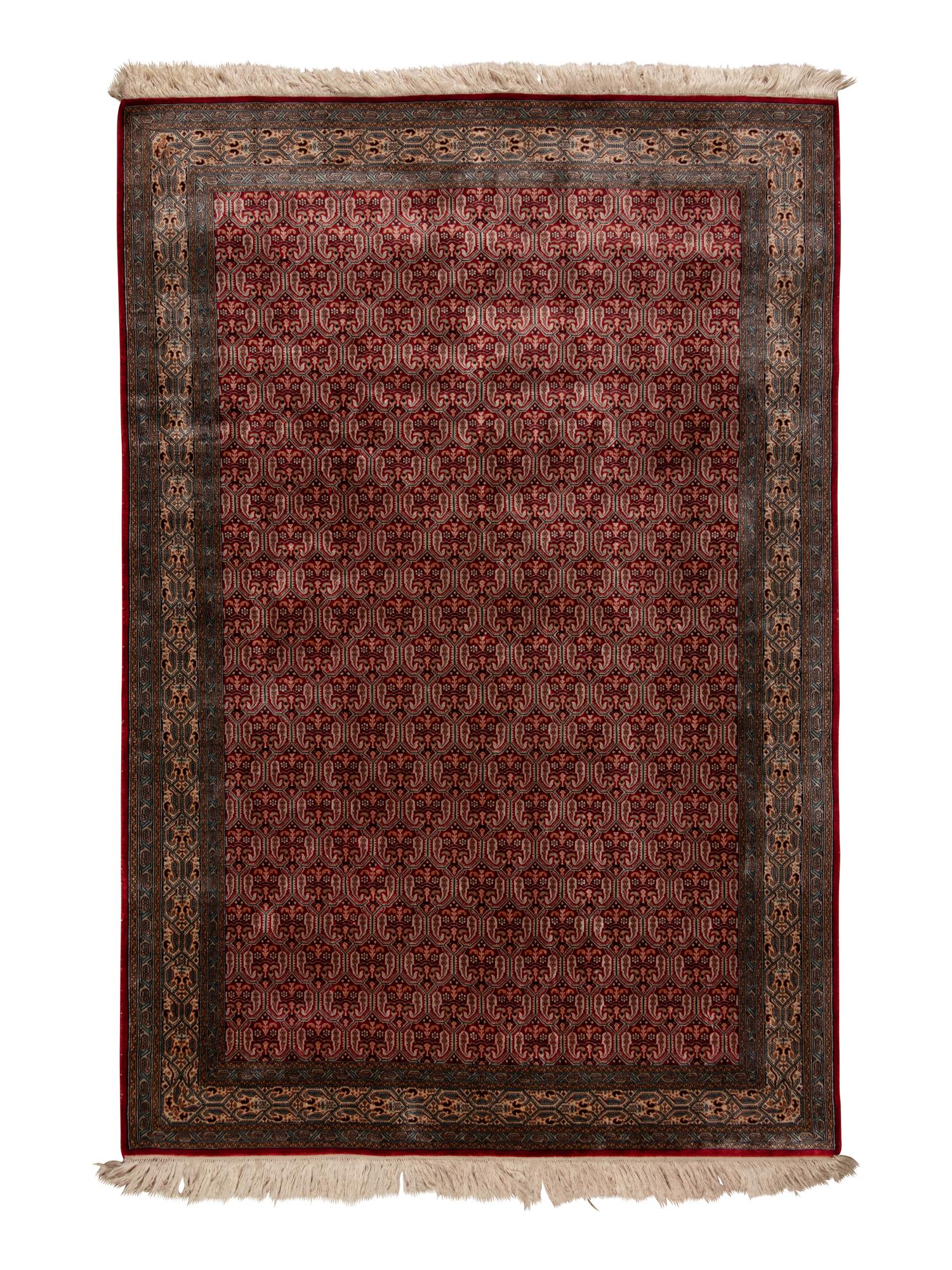 An Indian Silk Rug