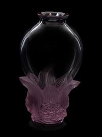 A Lalique Pivoines Vase