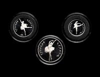 [RUSSIA] A 1994 Ballet Three-Coin Palladium Proof Set