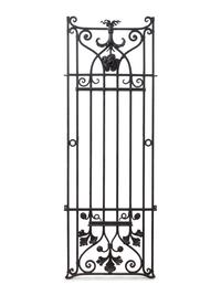 A Cyril Colnik Wrought Iron Six-Piece Grille from the William Bigelow House