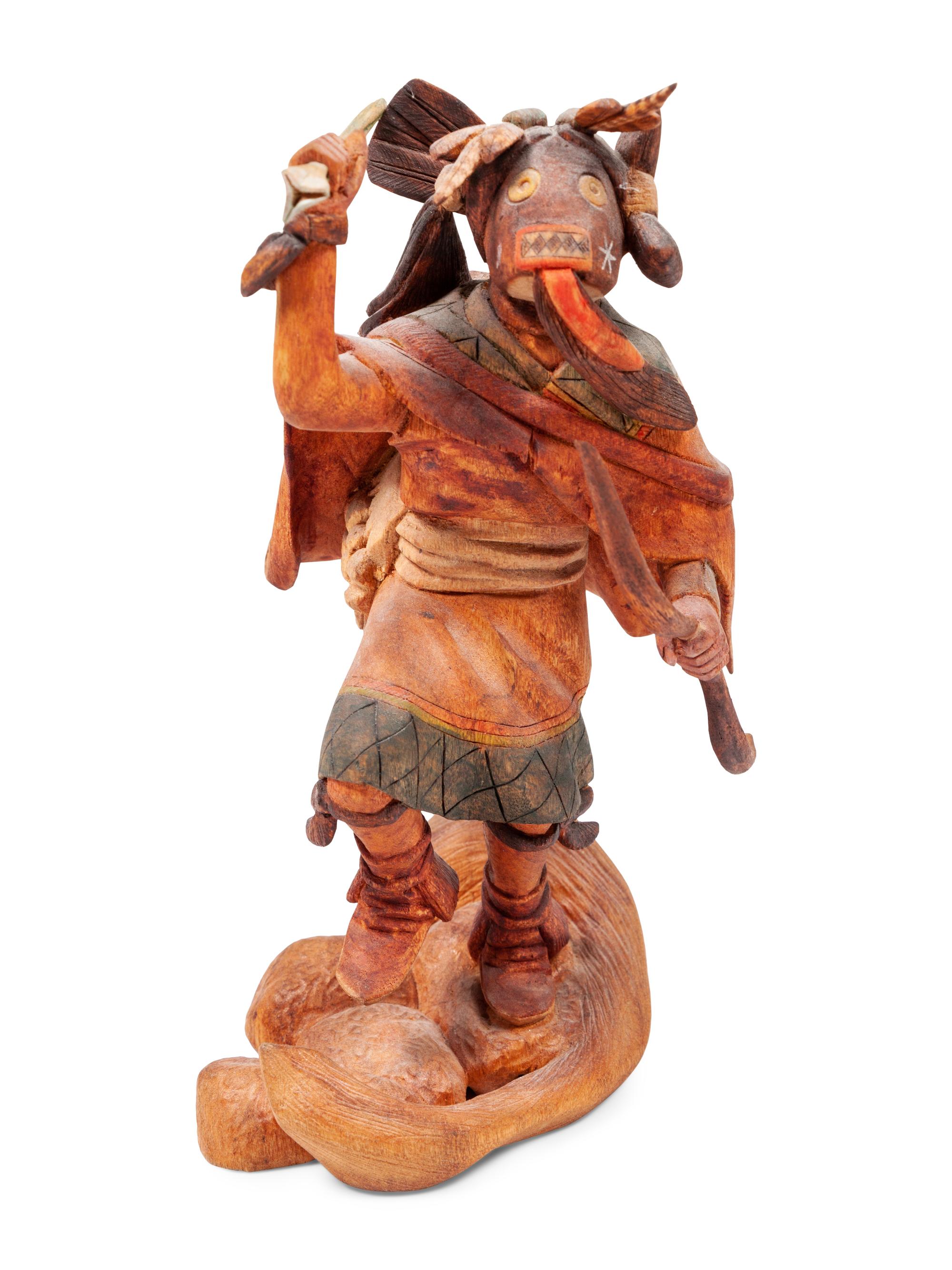 Warrior Woman Katsina Carving