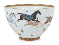 An Hermès Cheval d'Orient Center Bowl