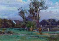 George Smillie, (American, 1840-1921), The Homestead