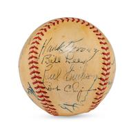 A 1947 Chicago Cubs Team Signed Autograph Baseball