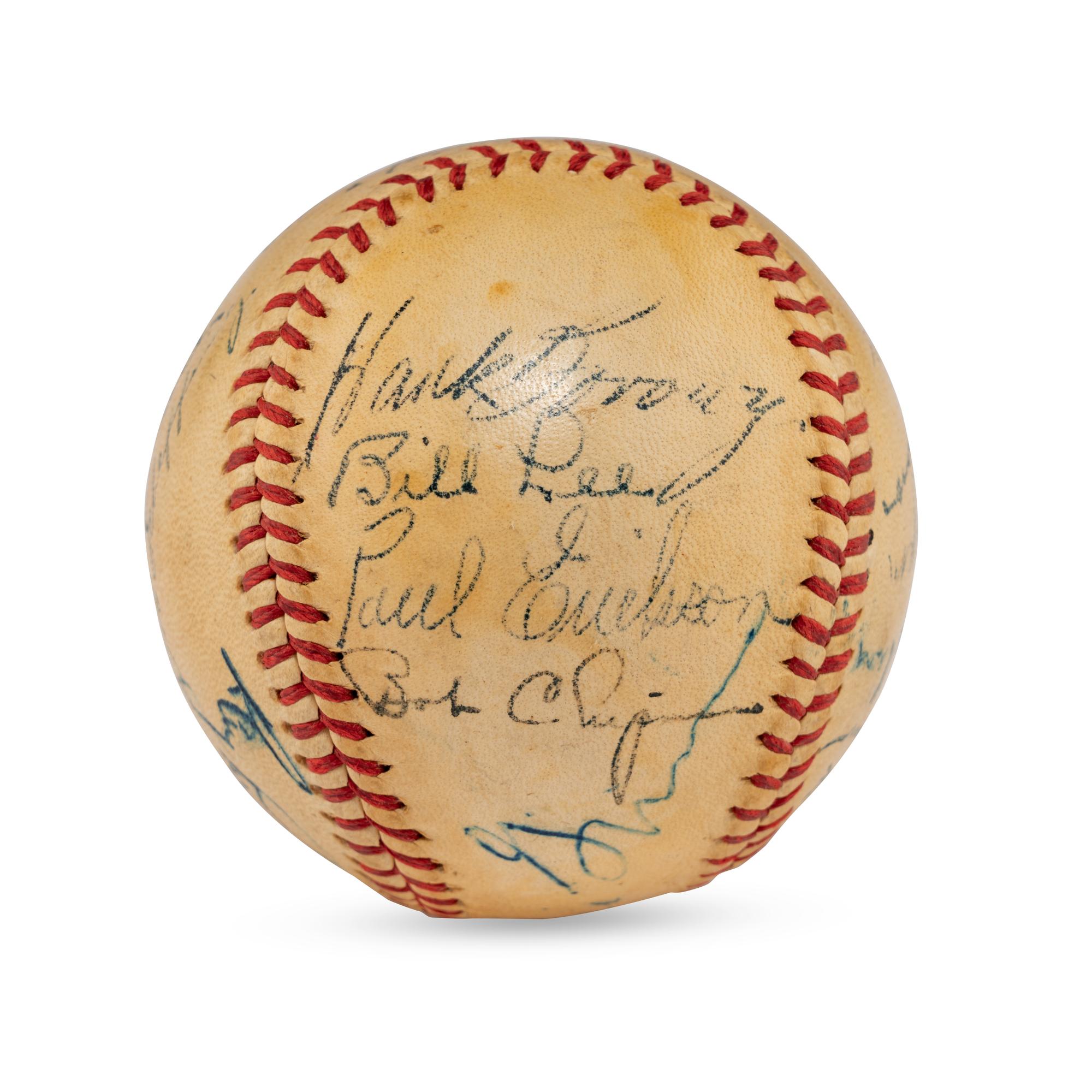 A 1947 Chicago Cubs Team Signed Autograph Baseball