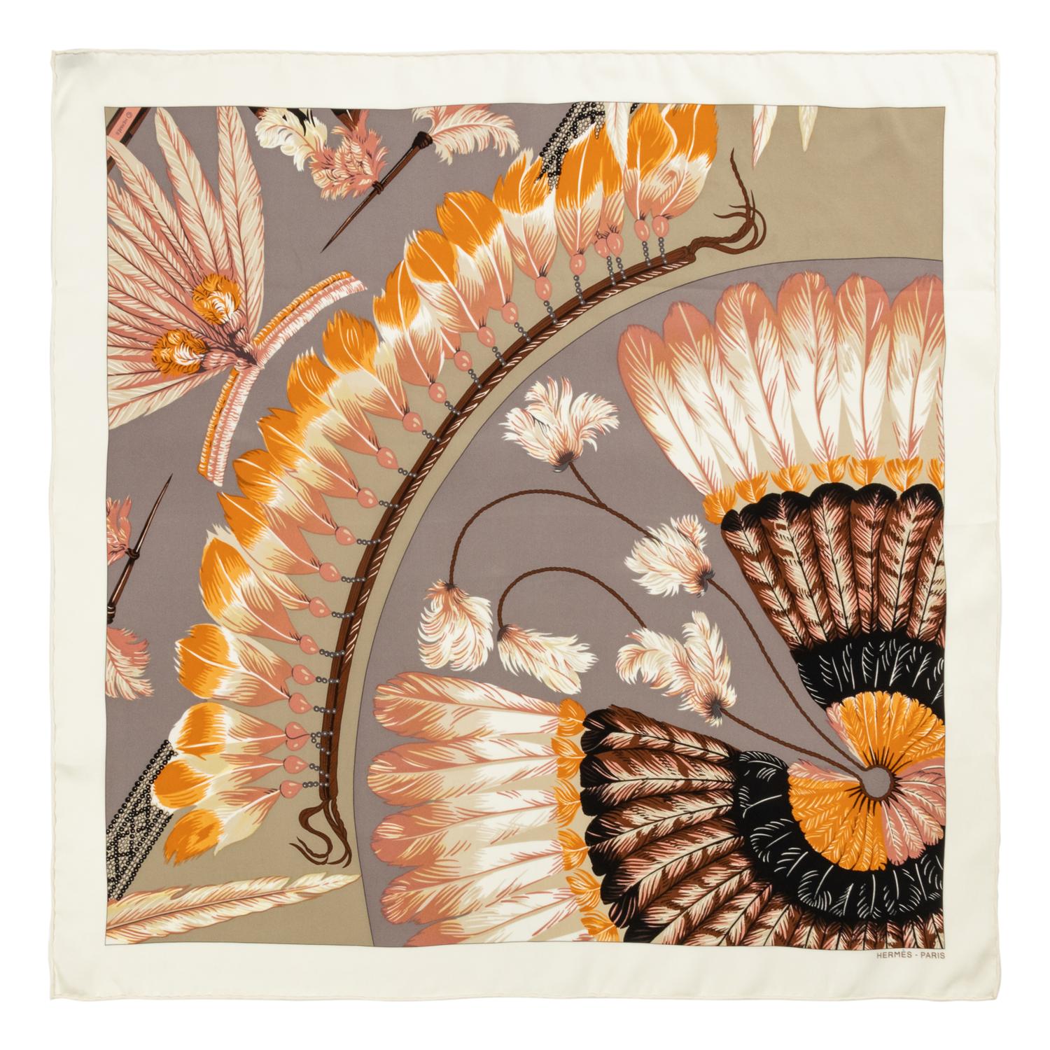 Four Hermès Scarves, Two 45cm and Two 60cm, 1992 - 2018