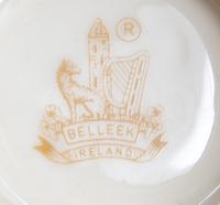 A Belleek Rose Isle Vase Height 12 1/2 inches. — SEVENTH GOLD MARK (1980-1993)