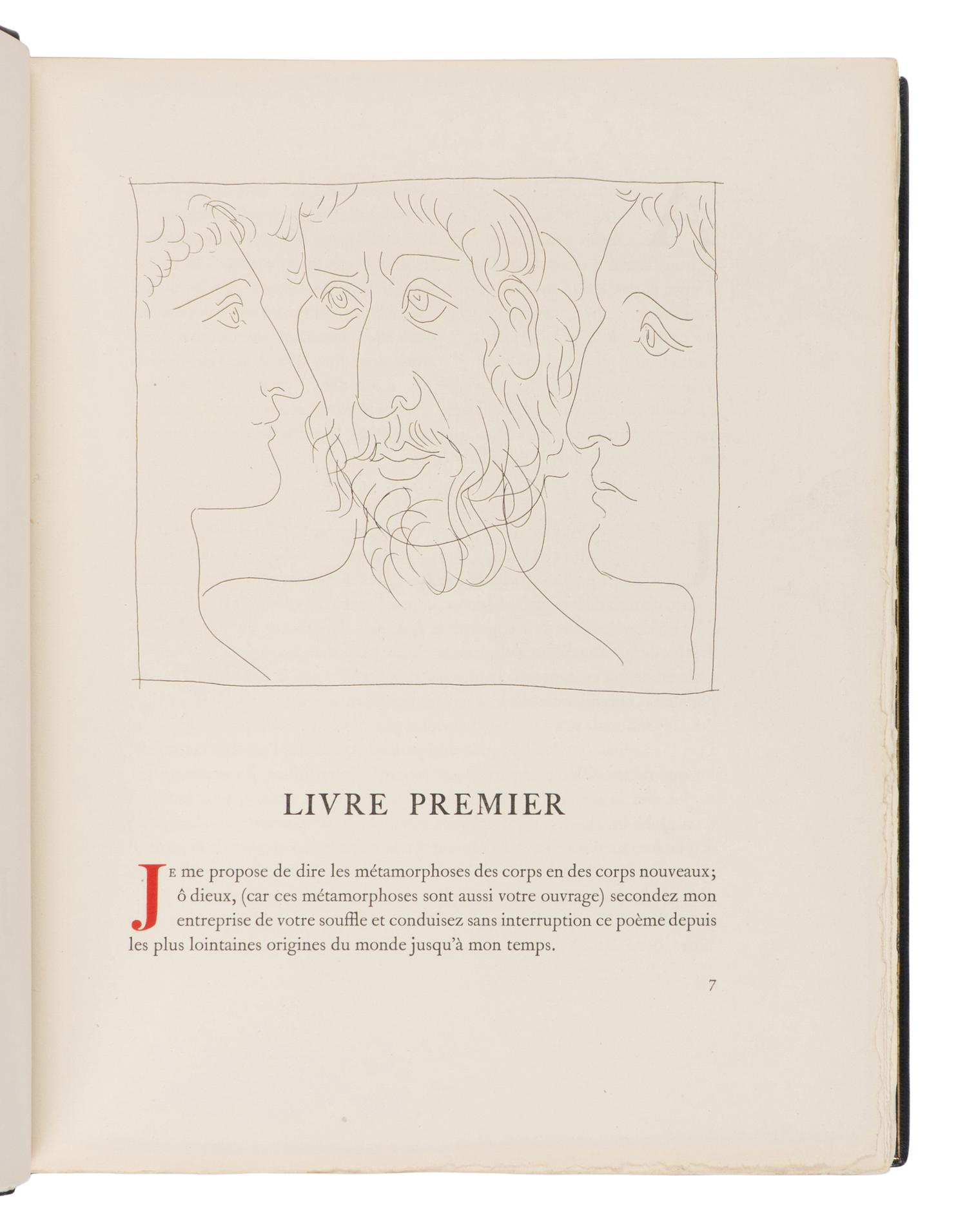 [ARTIST BOOK]. -- [PICASSO, Pablo (1881-1973), illustrator]. OVID (43 BCE-17 CE). Les Metamorphoses. Lausanne: Albert Skira Editeur, 1931.