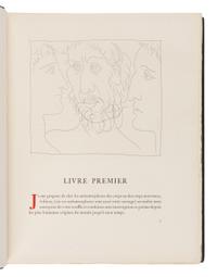 [ARTIST BOOK]. -- [PICASSO, Pablo (1881-1973), illustrator]. OVID (43 BCE-17 CE). Les Metamorphoses. Lausanne: Albert Skira Editeur, 1931.