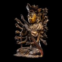 A Chinese Ming-Style Bronze Figure of Bodhisattva