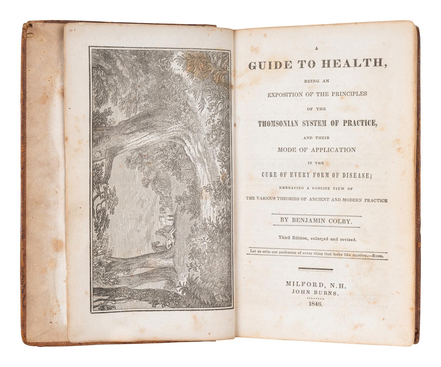 [REMEDIES]. A group of 6 works, comprising: