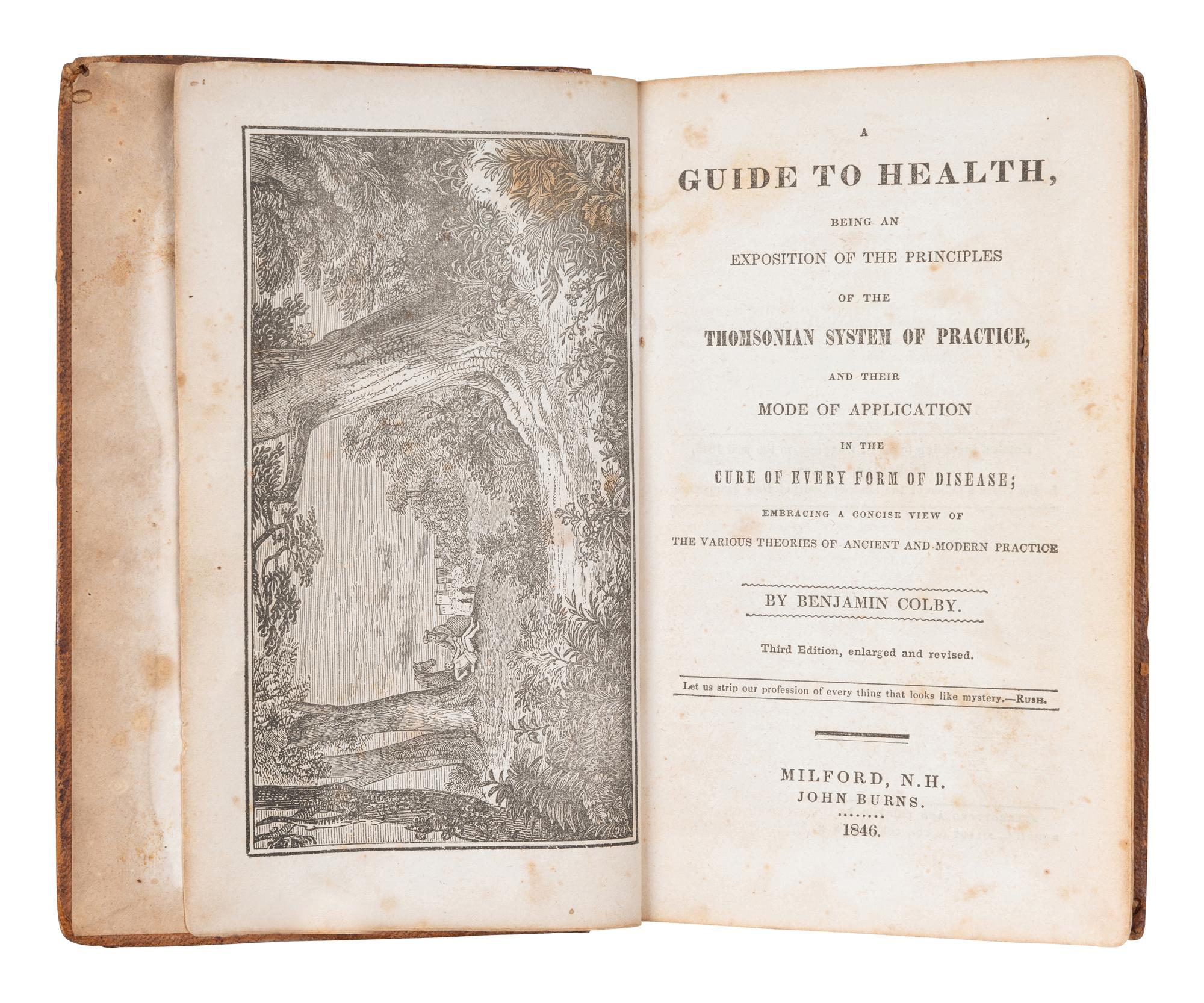 [REMEDIES]. A group of 6 works, comprising: