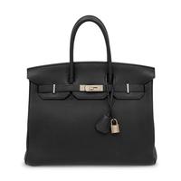 Hermès, Birkin 35 Bag in Black Clemence