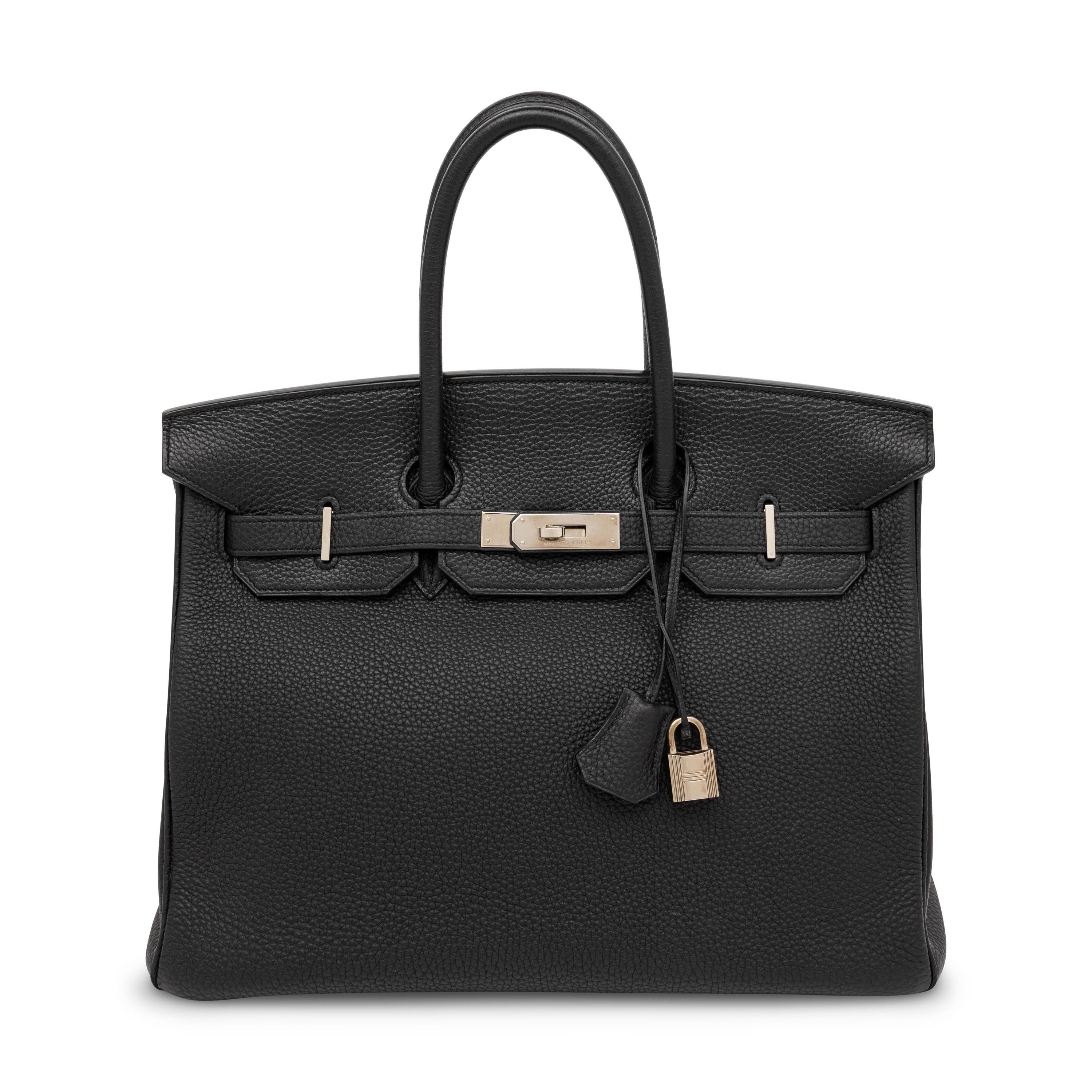 Hermès, Birkin 35 Bag in Black Clemence