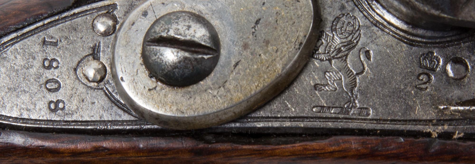 An East India Company Flintlock Dragoon Length 15 1/2 inches. — FIRST HALF 19TH CENTURY