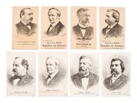 [1884 ELECTION]. A group of advertising cards and covers from the 1884 election, including: