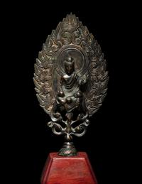 Two Chinese Bronze Figures of Bodhisattvas