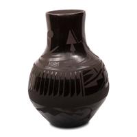 Blackware Pottery Vase