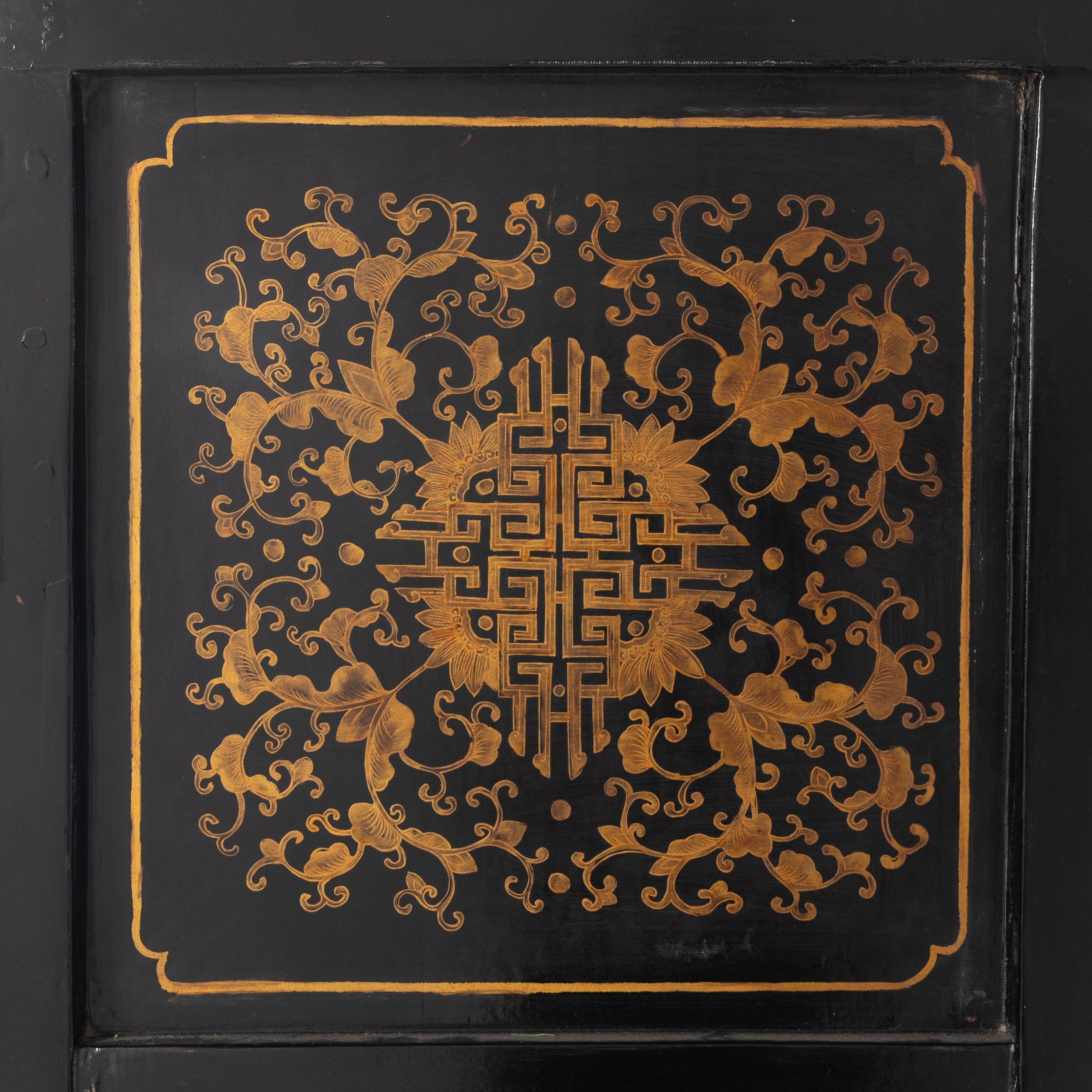 A Chinese Red Lacquer Cabinet