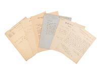 [NATURAL HISTORY]. An archive of autograph letters and manuscript material of botanists, zoologists, and naturalists, including: