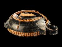 Five Attic Black-Glazed Lekanis Fragments