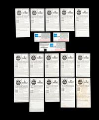 A Collection of 18 Chicago Bulls Michael Jordan Last Dance Era 1997-98 Regular Season and Playoff Tickets and Stubs,